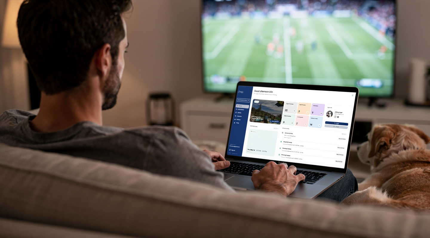 Seller Portal in use at home